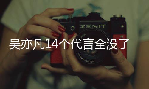 哪些4个代言代言吴亦吴亦全没了凡1凡有