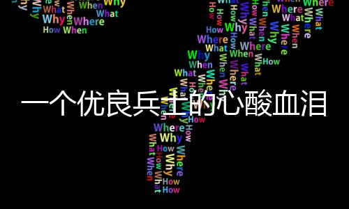 兵士的心成史一个优良泪养酸血