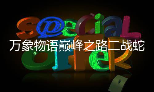 二战攻略巅峰之路万象物语蛇发圣女