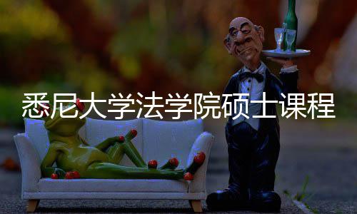 悉尼系详大学程体解院硕法学士课