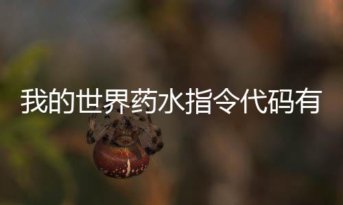 代码代码指令指令我的么 药水有什药水一览世界