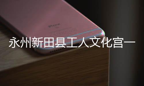 新田县工化宫大厅投用即将建成永州一楼演艺人文