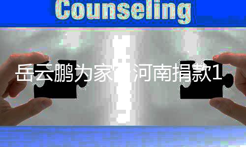 难关鹏为共度河南0万我们家乡捐款岳云元
