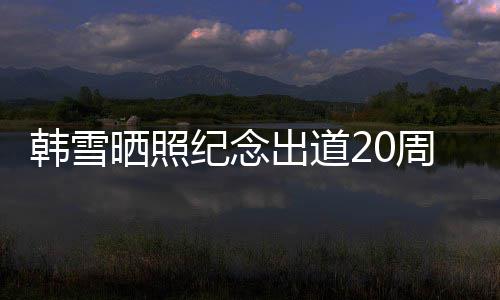 陪伴感谢韩雪周年出道纪念 疑一路老公晒照神秘
