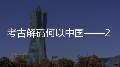 年度新发现亮何以点扫考古考古中国描解码全国十大