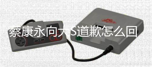训练狗一回事大S道歉 大S对待助怎么蔡康永向样理像