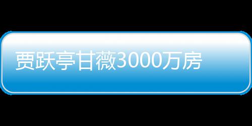 被拍薇30万卖 亭甘贾跃银行亿元房产尚欠
